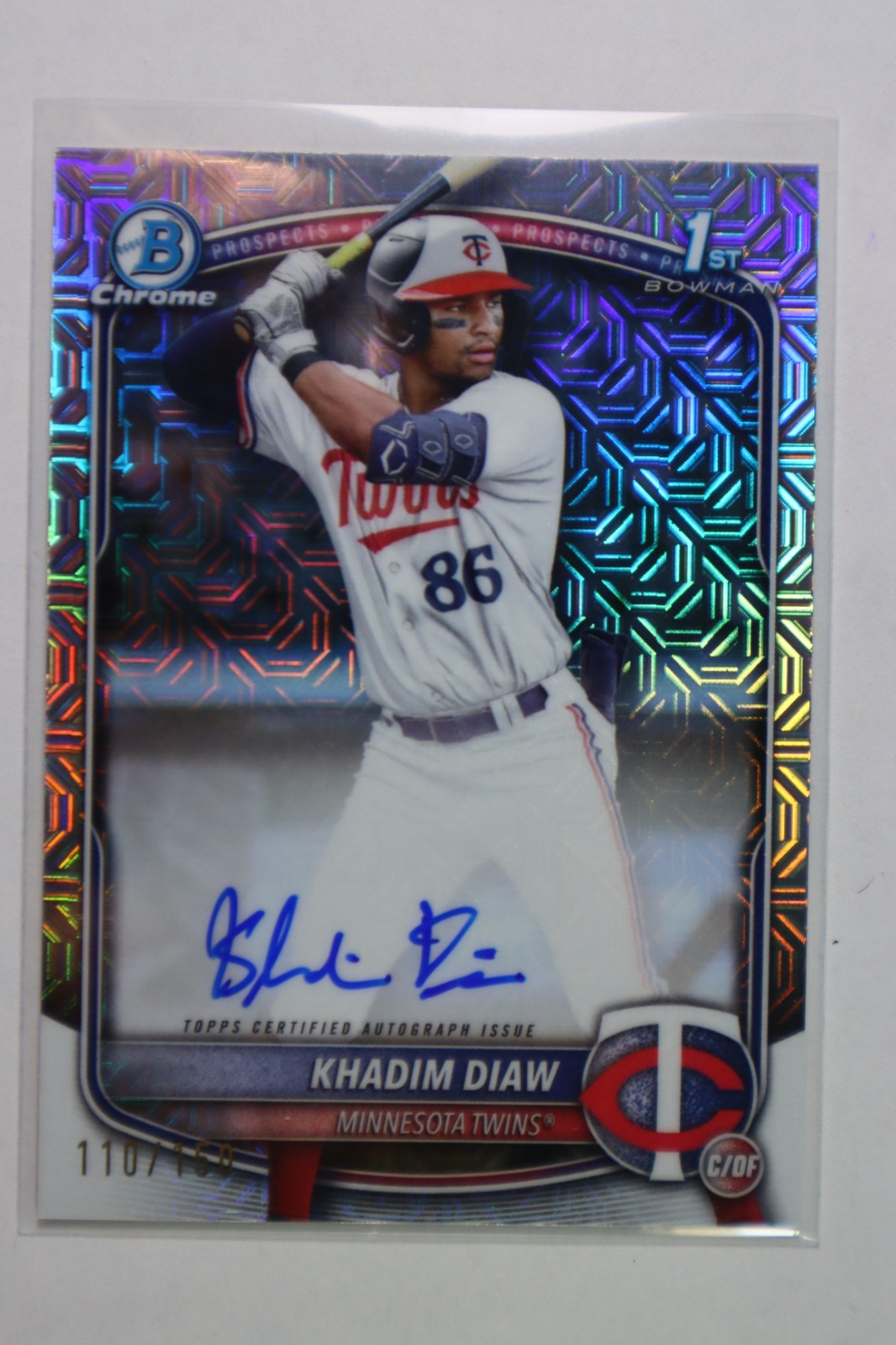 2025 Bowman Chrome Khadim Diaw Auto #CPA-KDW Choice /150