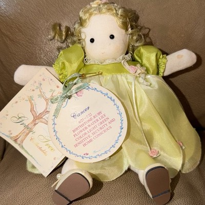 Green Tree Cancer Zodiac Doll Plush June July Ruby Birthstone Collectible
