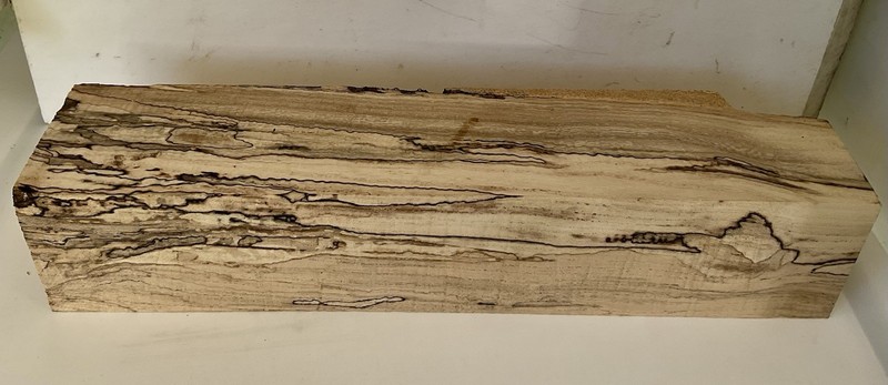 K D Spalted Maple Turning Wood Pen Blank Knife Scales Duck Call2 1/4”sq.x11 4074