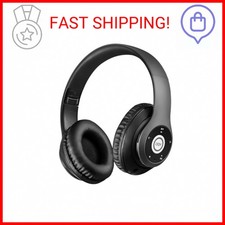 Bluetooth Headphones Over Ear, Wireless and Wired Foldable Headset Built-in Micr