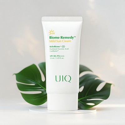 UIQ Biome Remedy Mild Sun Cream 1.69oz/ 50ml SPF50+ PA++++