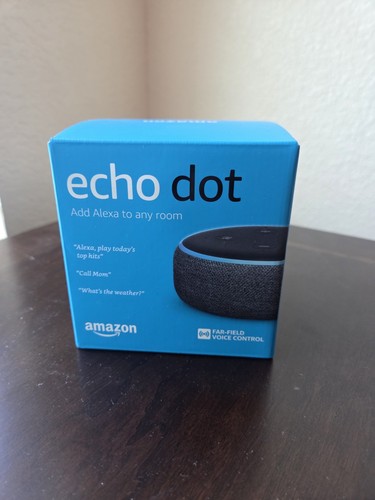 Amazon Echo Dot 3rd Gen Smart Speaker with Alexa - Charcoal ...