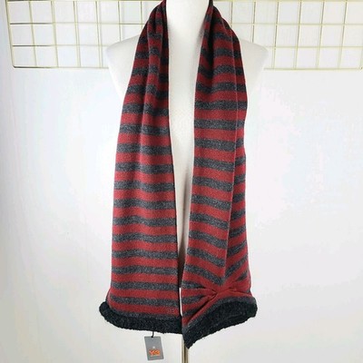 Y-3 Yohji Yamamoto x Adidas Mens Scarf Stripes Alpaca Wool Blend-Read