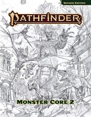 Pathfinder RPG Monster Core 2 Sketch Cover Edition - HC/EN - PZO12009-SK