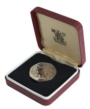 GB 1973 Cased EEC 50P - Fifty Pence - Royal Mint Proof Coin