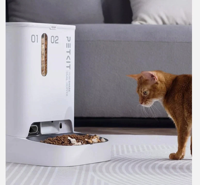 Кормушка PETKIT YumShare Dual Hopper с камерой 1080P емкость 5 л ОТКРЫТАЯ КОРОБКА ™ - Изображение 3 из 4