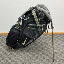 NIKE SQ Sasquatch Golf Stand Bag 14-Way Black Yellow with Dual Straps CLEAN