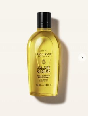 Loccitane Amande Sublime Almond Shower Oil | 250ml | Full Size | NEW Authentic