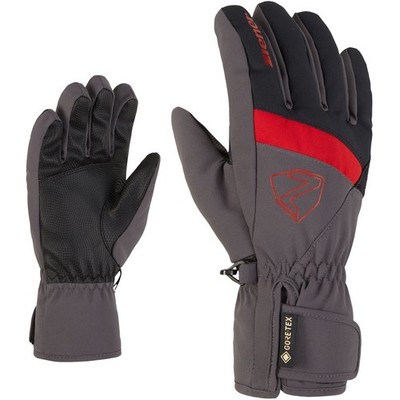 Ziener Alpine Junior Kids Ski Gloves LEIF GORETEX black
