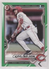 2021 Bowman Draft Green 18/99 Matheu Nelson #BD-103 y0i