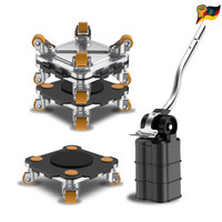 MöBel Transportroller Set Connect Dolly Pro Schwarz 400Kg 360 Drehbar ZubehöR