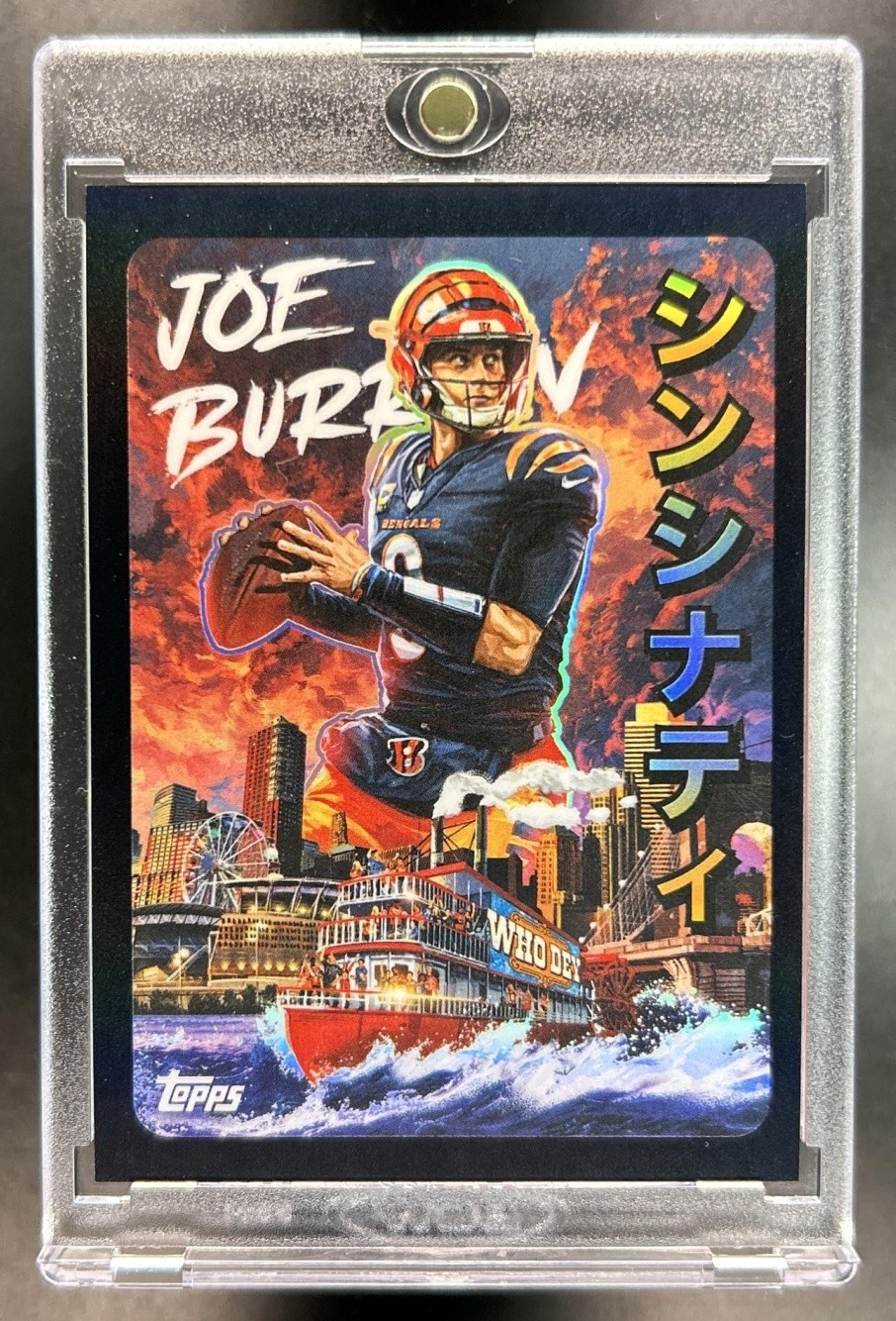 2025 Topps Chrome Joe Burrow Kaiju SSP #KAI-4 Bengals