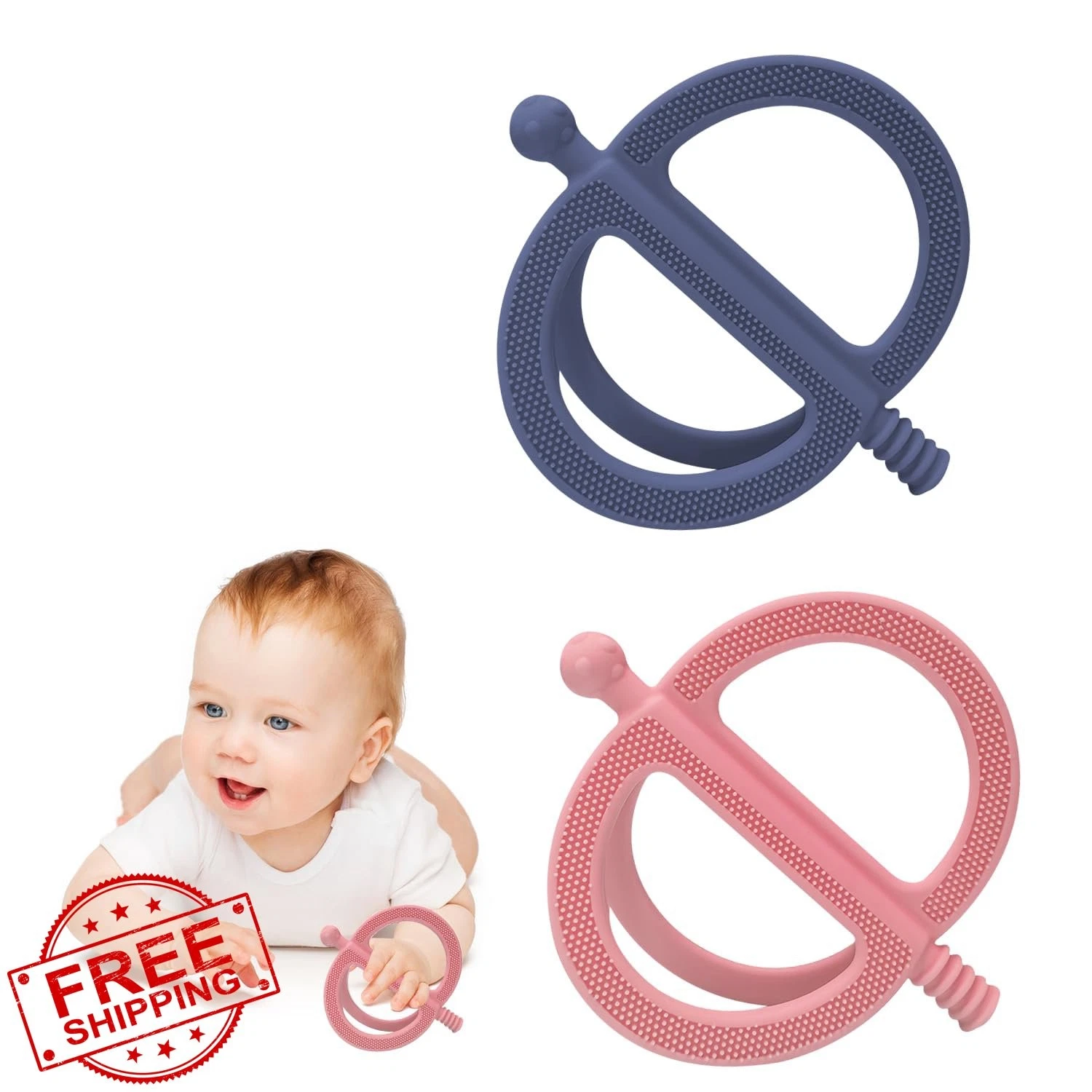 CFTONE teething toy Pink+Grey
Opens in a new window or tab