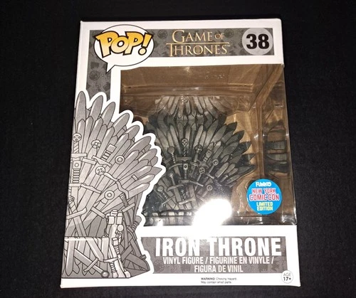 Game of Thrones 6" Funko Pop Iron Throne Figure 38 NYCC 2015 Hot Topic VAULTED