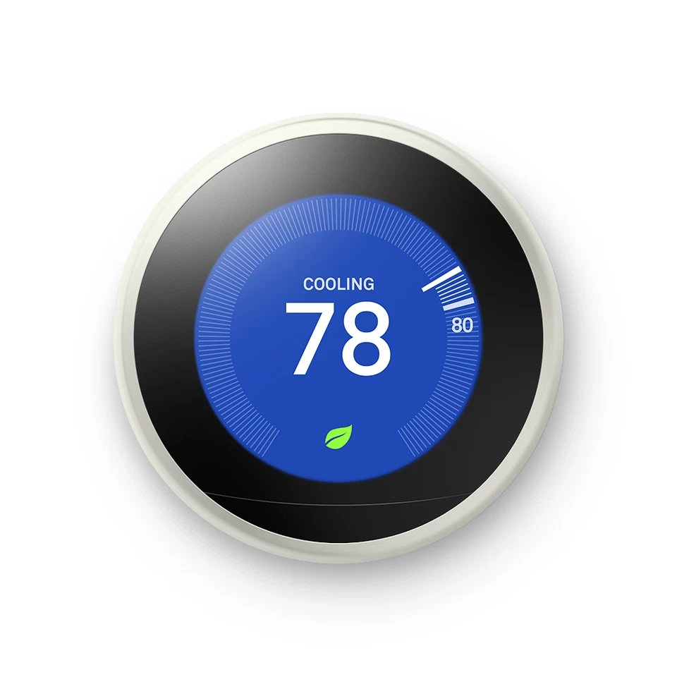 WHITE Pack: Nest Learning Thermostat 3rd gen + 3x Room Sensors + Power Connector - Image 3 of 4