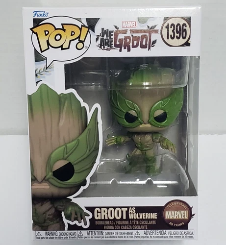 GROOT as WOLVERINE - We are Groot - Funko POP! #1396 Collectible Figure BOX WEAR