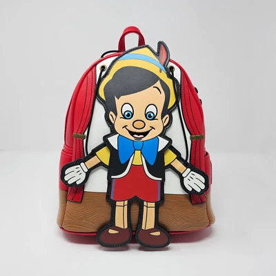 🌍📦 Disney Loungefly Pinocchio Mini Rucksack Backpack Sac à Dos - Bild 1 von 4