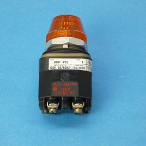 Allen Bradley 800T-P16A Series T Pilot Light 30.5 MM 120VAC Amber New Bulb