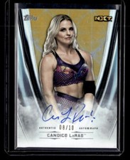 Candice LeRae 2020 Topps WWE Undisputed #A-CL Undisputed Autographs Gold /10