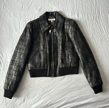 See By Chloe Vintage Patchwork Leather Jacket Size Uk12