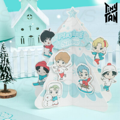 BTS　TinyTAN　スノーボール　POPUP公式 全員 BTS POP-UP : SPACE OF BTS TinyTAN Snowball Winter Ver +