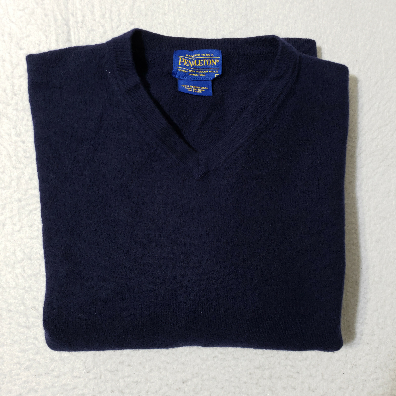 Pendleton V-Neck Pullover Sweater Womens Size L L… - image 12