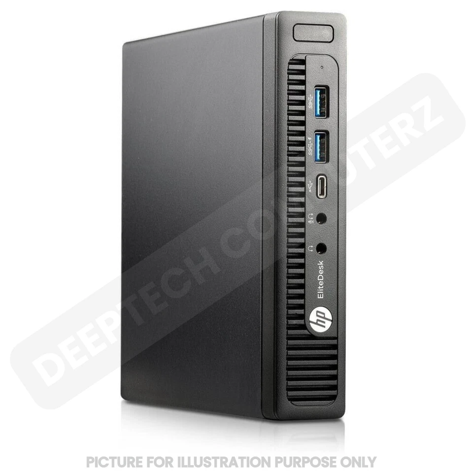 HP Elitedesk 800 G2 Mini PC i7-6700 32GB RAM 2TB SSD Inbuilt Wi-Fi Windows 11 - Image 3 of 4