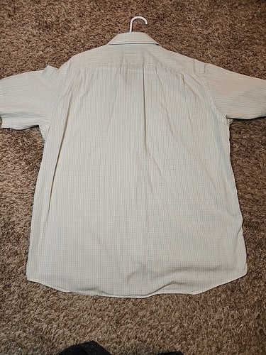 Lacoste Size 42 Dress Shirt Blue,Gray, Green - Picture 7 of 8