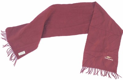 maroon burberry scarf