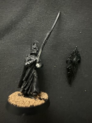 High Elf Spear Lord Of The Rings Games Workshop Metal LOTR With Shield OOP MESBG