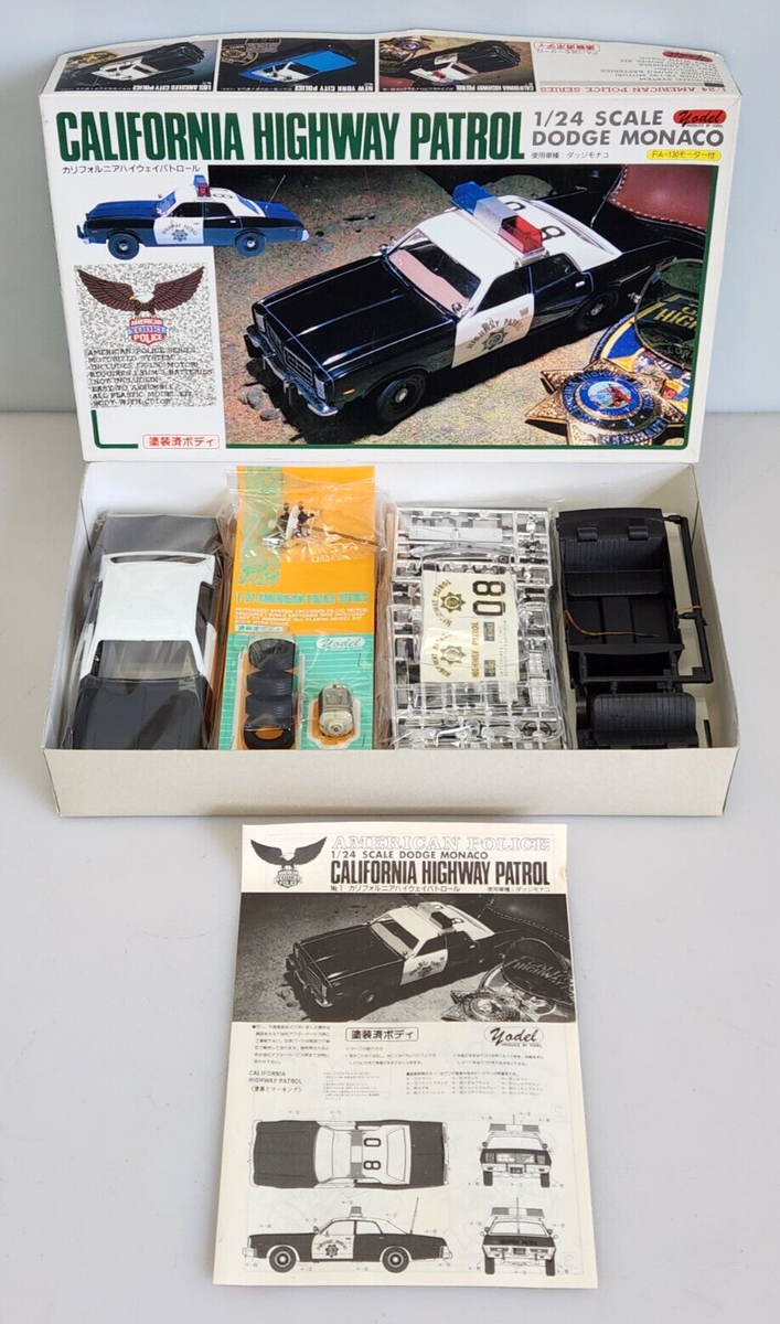 希少ヨーデル 1/24 カルフォルニアハイウェイパトロール ダッチ モナコ Yodel California Highway Patrol Dodge Monaco 1/24 Plastic Model