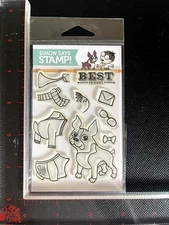 Simon Says Stamp! Best Friends Dog Stamp Set – NIP 2012, Puppy & Accessories