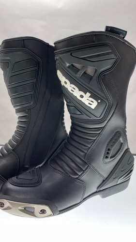 Spada Curve Evo ST-1 Motorcycle Boots Waterproof Motorbike Sports Race 41 black - Picture 1 of 8