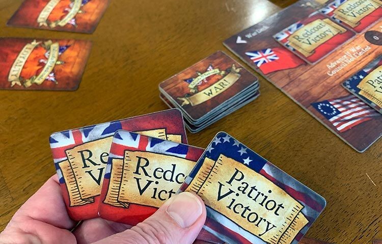 Rare PATRIOTS AND REDCOATS BOARD GAME social deduction American Revolution NEW!