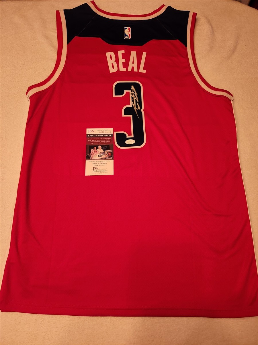 Signed Bradley Beal Shirt BRADLEY BEAL Signed WIZARDS Custom - Main Image