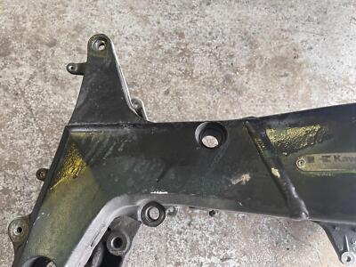 2006 Kawasaki Ninja Zx6r 636 Main Frame Chassis EZ Clean Clear