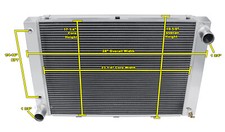Kr Champion 3 Row Radiator For 1961 - 1963 Ford Thunderbird V8 Engine Cc6361