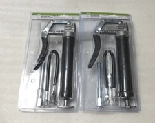 Lot of 2 Pcs.- LubriMatic Heavy Duty Mini Grease Guns w/ Pipe and Hose (30-800)