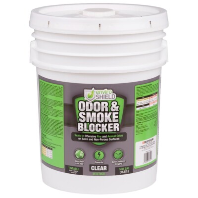 Rust-Oleum EnviroShield Odor & Smoke Blocker Clear 5 gal