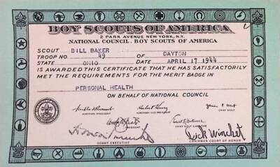 Vintage Boy Scouts BSA Ephemera Boy Scouts of America Merit Badge ...