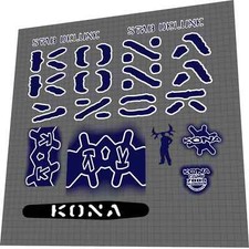 Set decalcomanie KONA STAB DELUXE 2008