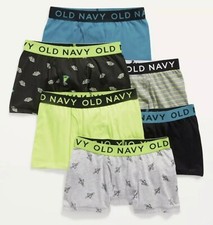 Old Navy Boys Size Medium  Boxer Briefs 6-pack  Space  Retails 25 Chonies