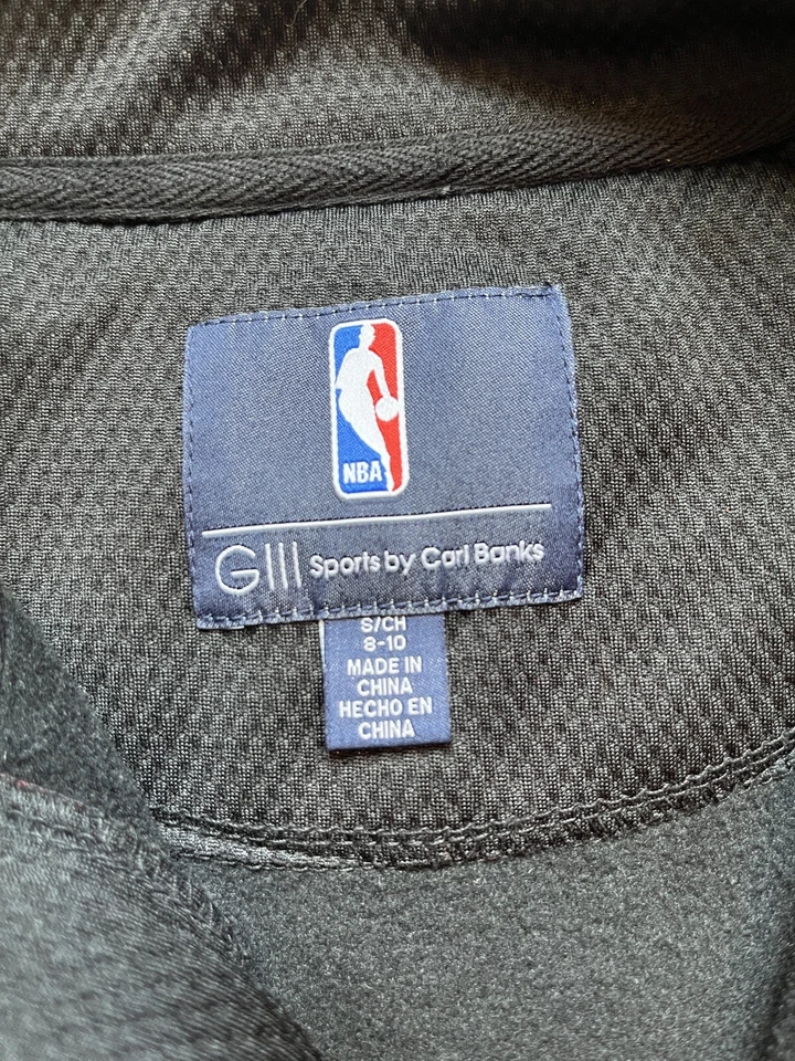 NBA Toronto Raptors 1/4 Zip Pullover Jacket S/CH 8-10 by G-III Sports - Image 4 of 4