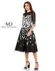 New Mac Duggal 11161D Elbow-Length Sleeve Floral Dress Size 14 #Wd301