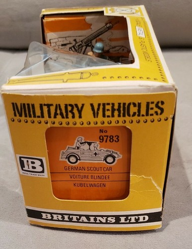 Britains LTD German Scout Car # 9783 Excellent Condition - Picture 7 of 8