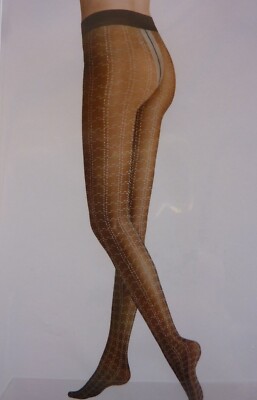 HUDSON Damen Strumpfhosen TREND Karo-Look CHAIN semi-blickdicht Strumpfhose