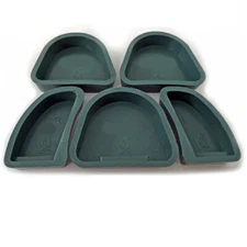 Meta BesQual Green Silicon Base Formers, Set of 5 Assorted Sizes