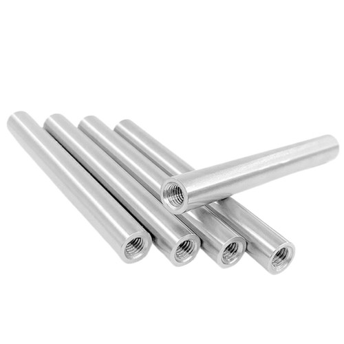 Connettore a perno tondo inox M3~M8 dadi lunghi filettato asta barra manicotto tubo - Foto 6 di 23