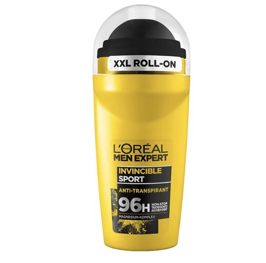 Déodorant Invincible Sport L'Oréal homme anti-transpirant efficacité 96h lot de 3