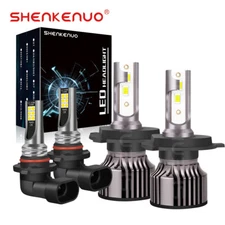 For Toyota Tacoma 2005-2011 4pcs Combo 6000K LED Headlight+Fog Light Bulbs Kit